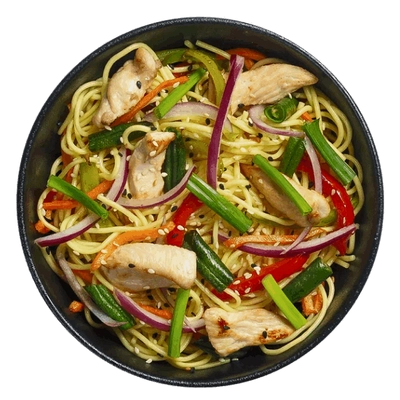 WOK Лапша Двойная Курица с овощами