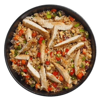 Вок Рис Двойная Индейка с овощами