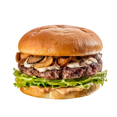 Фермер Джо с белыми грибами и черным трюфелем