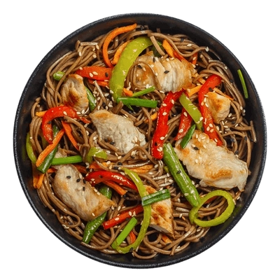 Вок Лапша Двойная Индейка с овощами