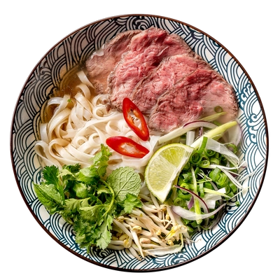 Фо-бо с говядиной су-вид