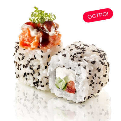 Тартар ролл Лосось Том ям