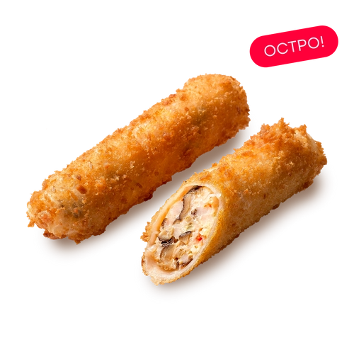 Хрустящий спринг-ролл с креветкой и вьетнамским соусом нэм