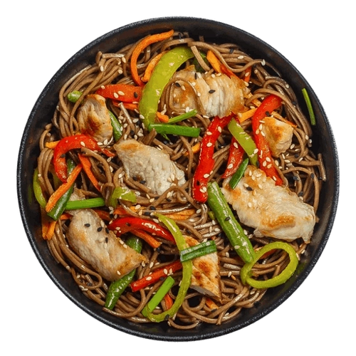 Вок Лапша Двойная Индейка с овощами