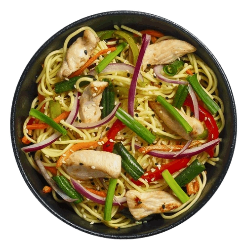 Вок Лапша Двойная Курица с овощами