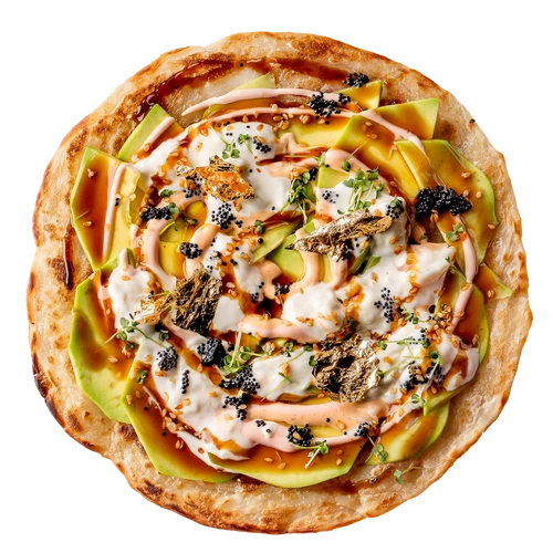 Роти с авокадо и страчателлой