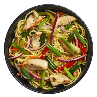 WOK Лапша Двойная Курица с овощами
