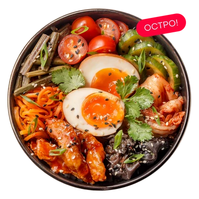 Пибимпап с курицей по-сеульски